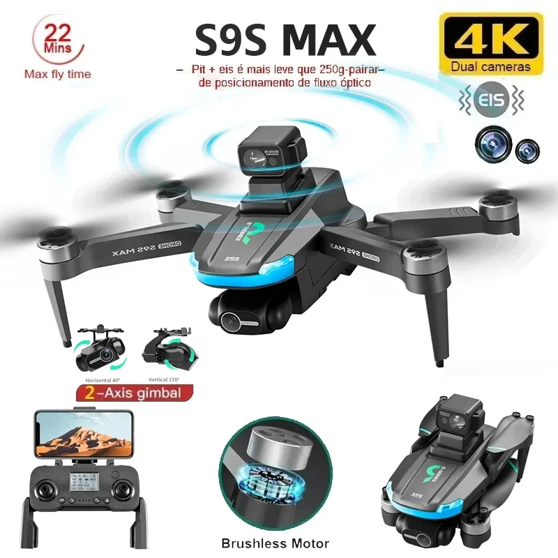 جديد S9S ماكس طائرة صغيرة بدون - مراجعة Drone Video Production وسعره